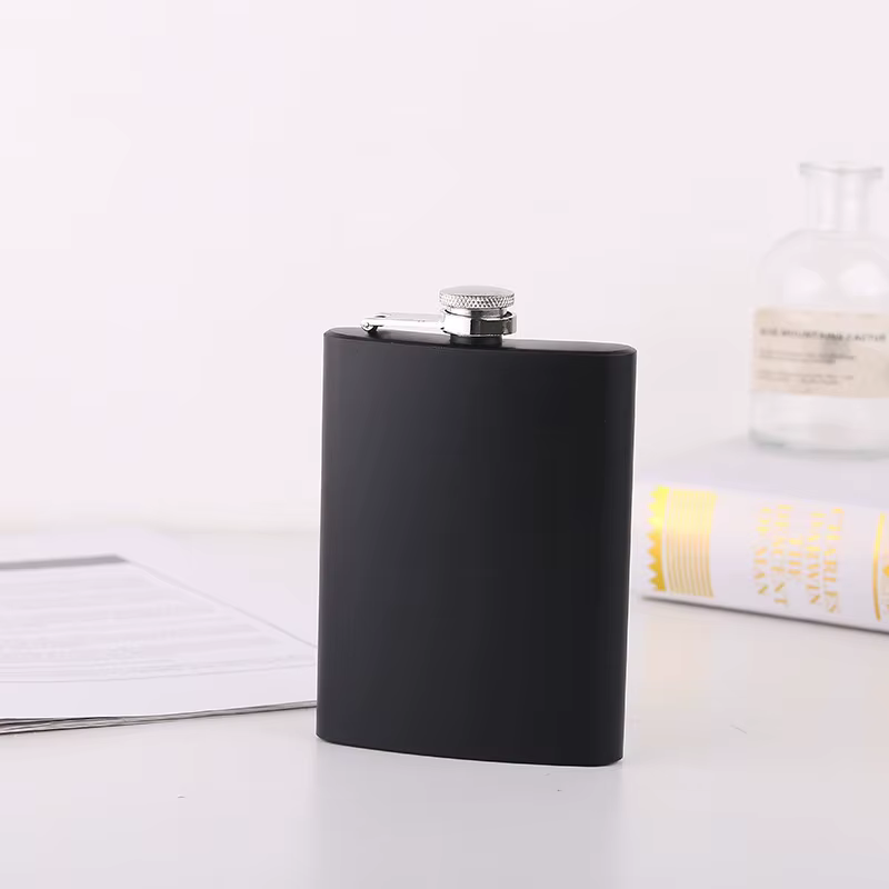 Ensemble de flacons de hanche portables de 8oz/220ml, avec tasse pour whisky, Vodka, Pot à vin, alcool, boîte cadeau d'extérieur, outils de bouteille de boisson