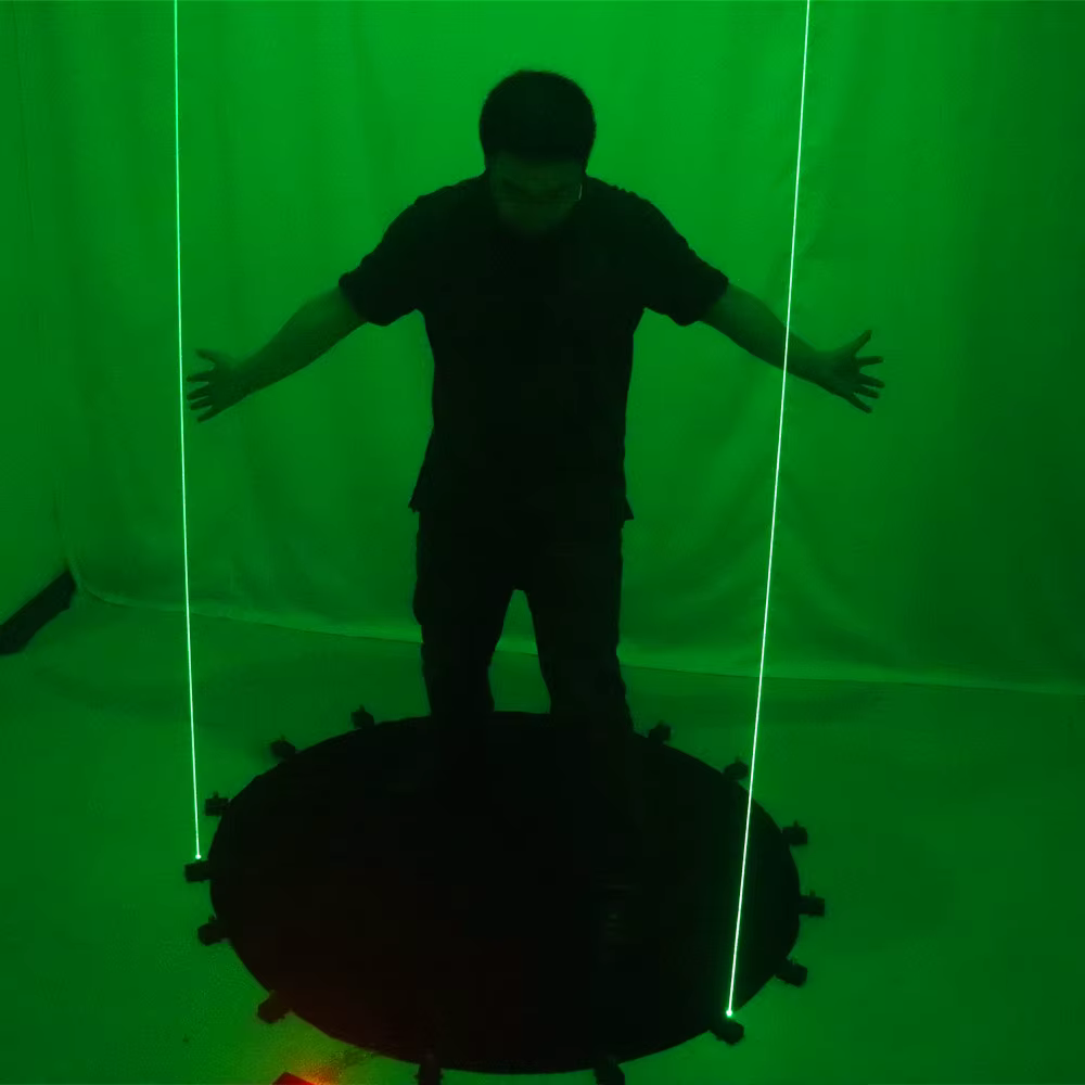 Tapis de danse Laser vert