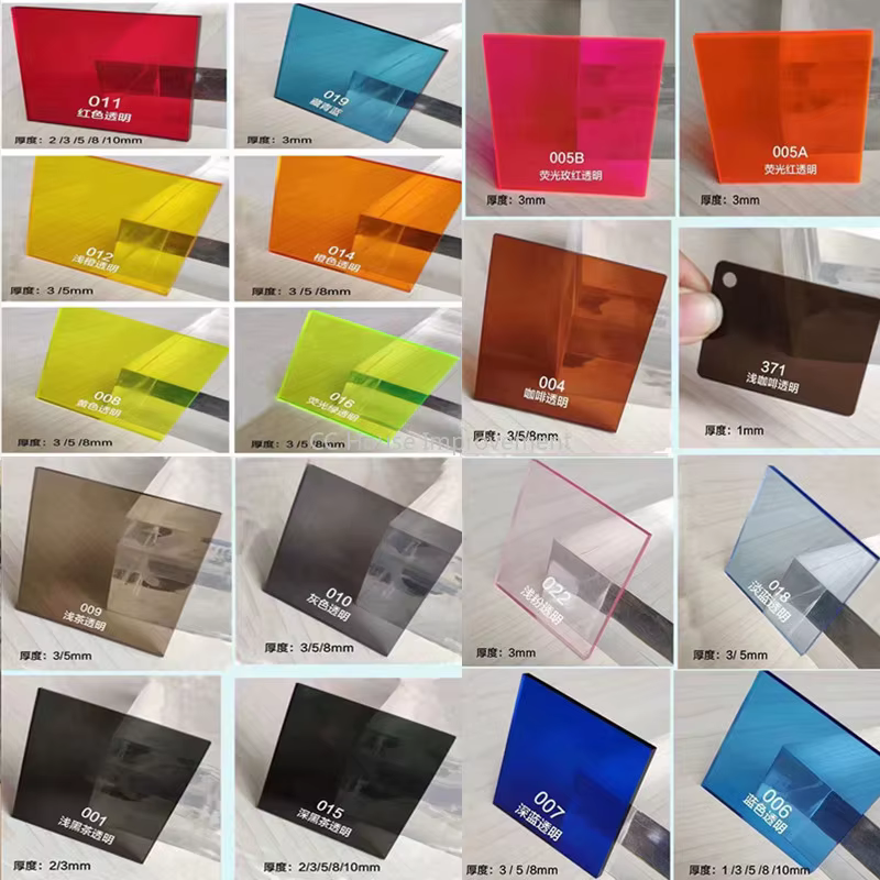 Plaque en Plastique Acrylique Transparente Personnalisable pour Documents