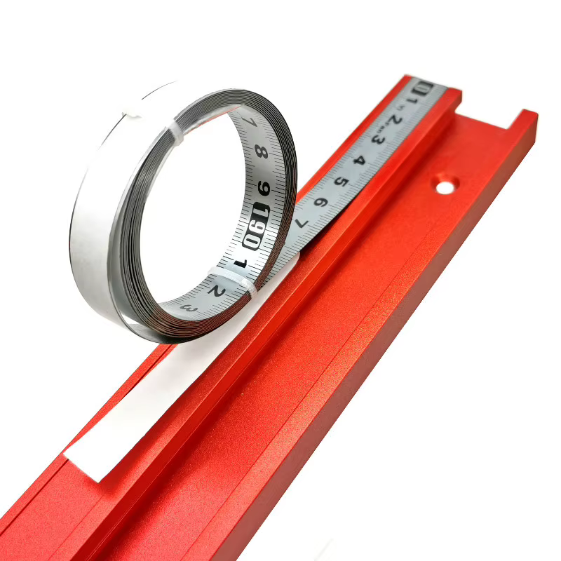 Mètre ruban à onglet en acier inoxydable 1-3m