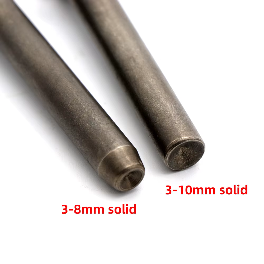 Tête d'impact de rivets semi-creux pneumatiques