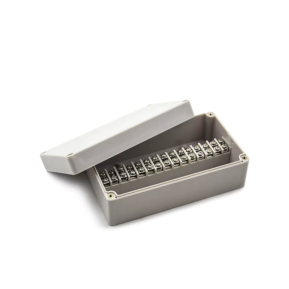 Boîte de rangement électronique étanche, boîtier en ABS pour l'extérieur