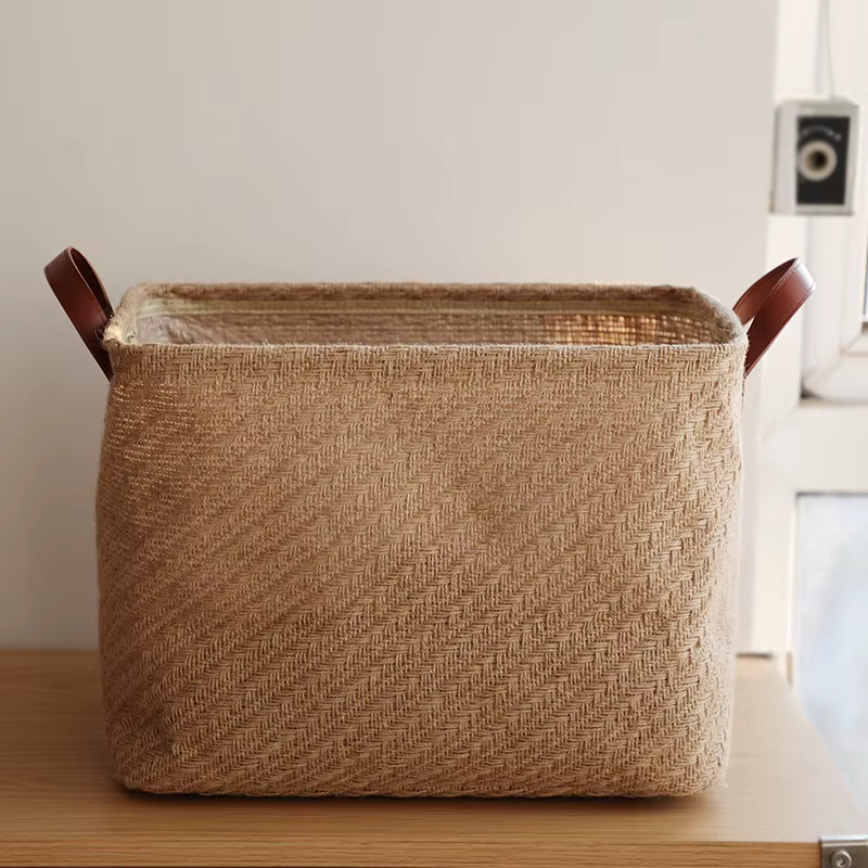 Panier de rangement en corde de coton