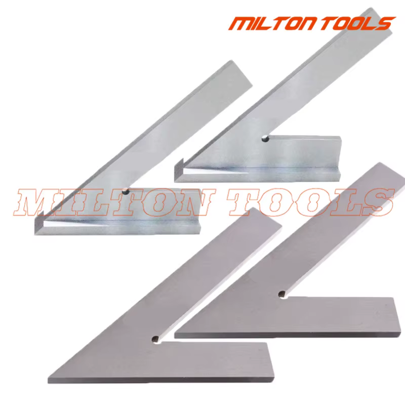 Mesure carrée à bord plat à 45 degrés