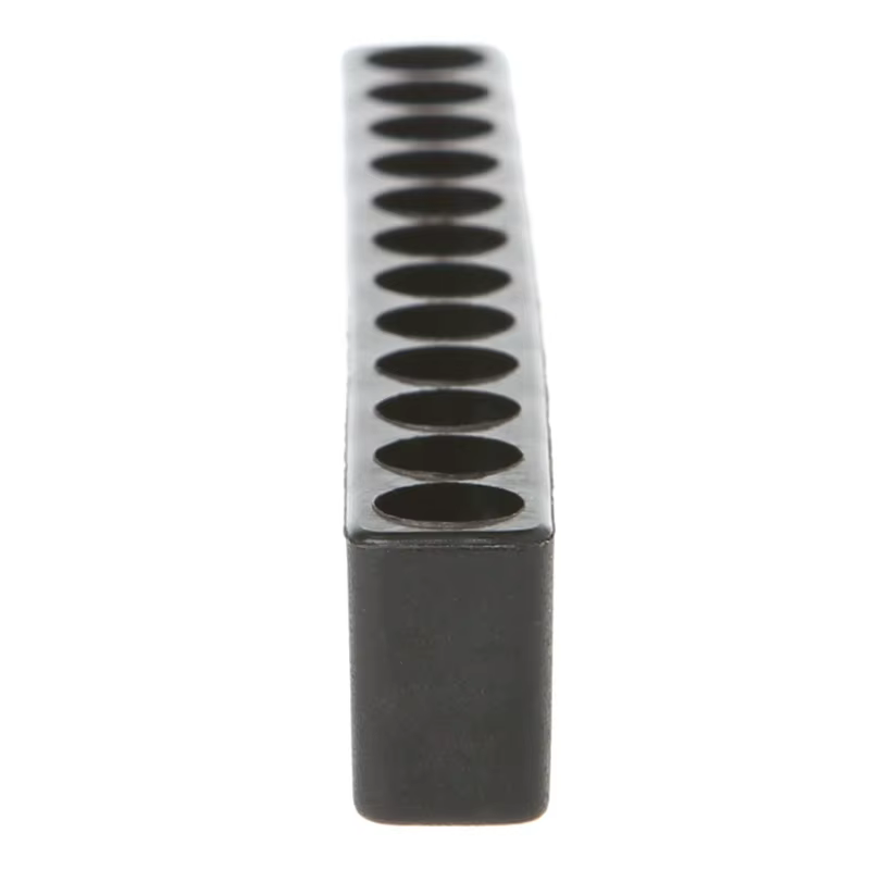 Trou de tournevis 10/12 trous tige hexagonale porte-embout tête en plastique mallette de rangement outil