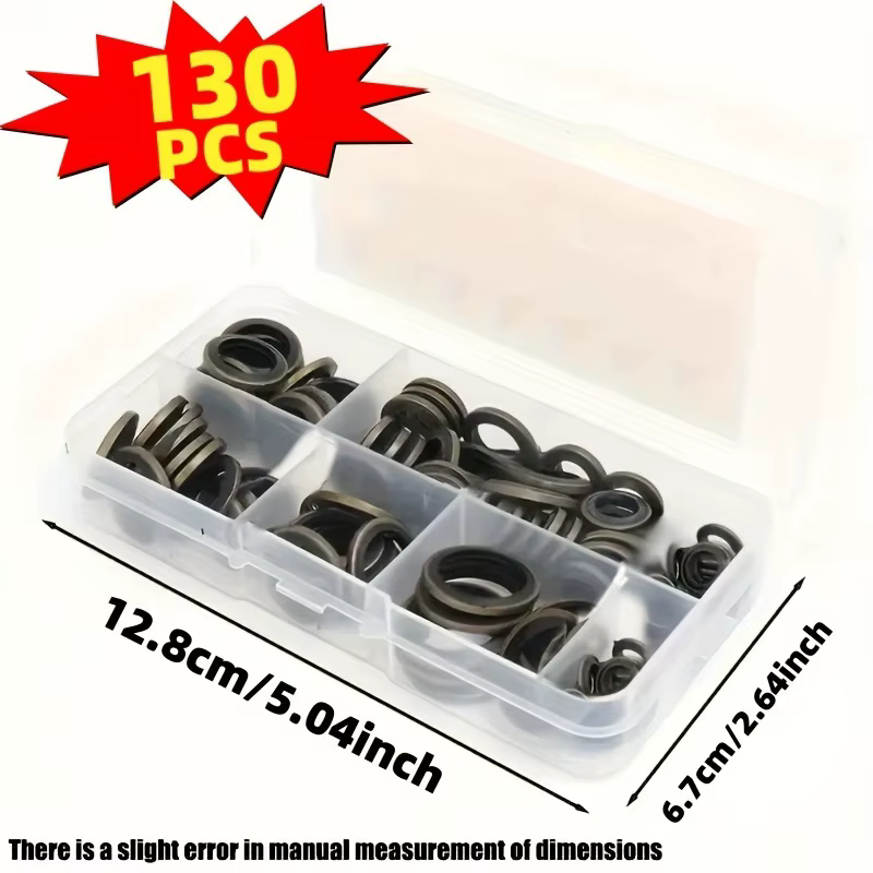 Kit de joints de vidange de carter d'huile 130 pièces/boîte avec kit