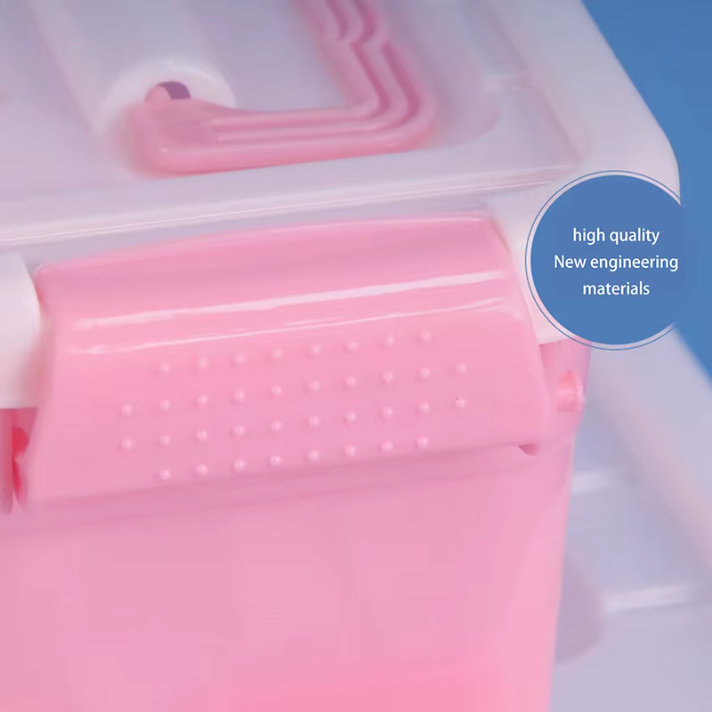 Boîte de rangement en plastique avec couvercle