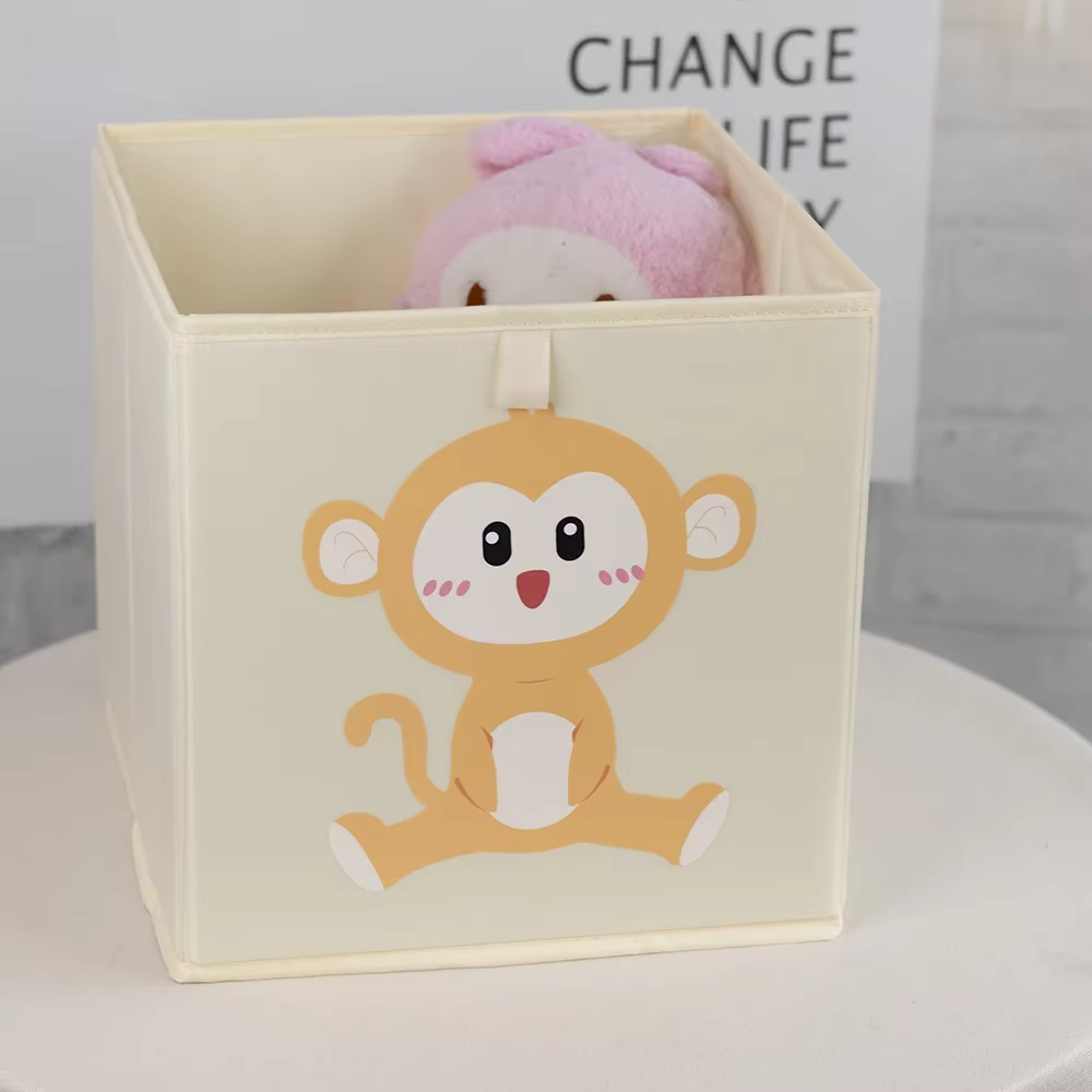 Boîtes de rangement pour articles divers de grande capacité, style dessin animé, boîte de rangement pour jouets d'enfants, pour chambre d'enfant, salle de jeux, salon