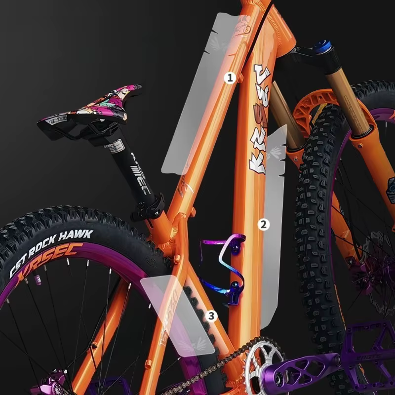 Film de Protection pour cadre de vélo de montagne