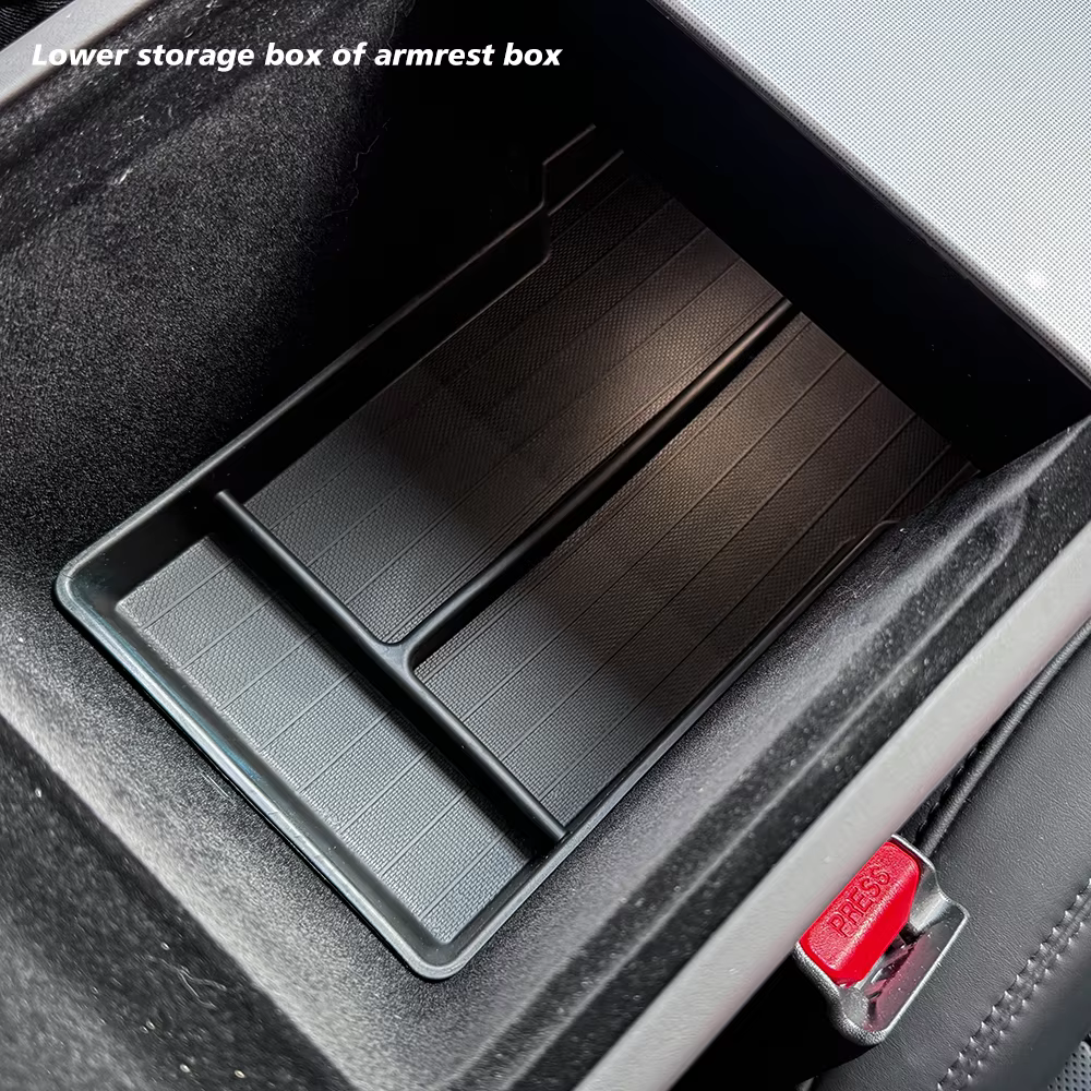 Boîte de rangement pour console et accoudoir TESY pour Tesla New Model Y Juniper Launch