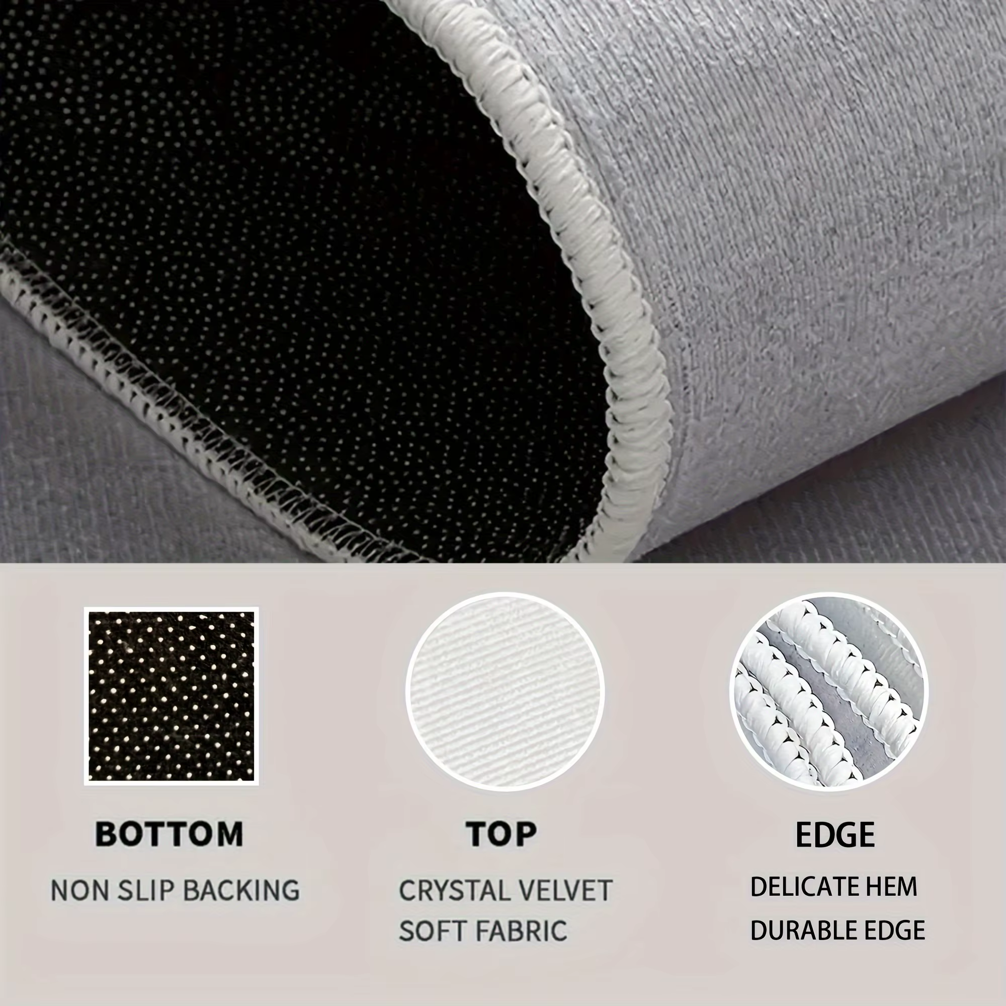 Tapis de porte d'entrée extérieur, tapis de bienvenue, tapis d'entrée intérieur/extérieur, tapis antidérapant lavable, tapis de cuisine