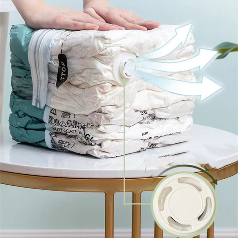 Sacs de compression sous vide sans pompe