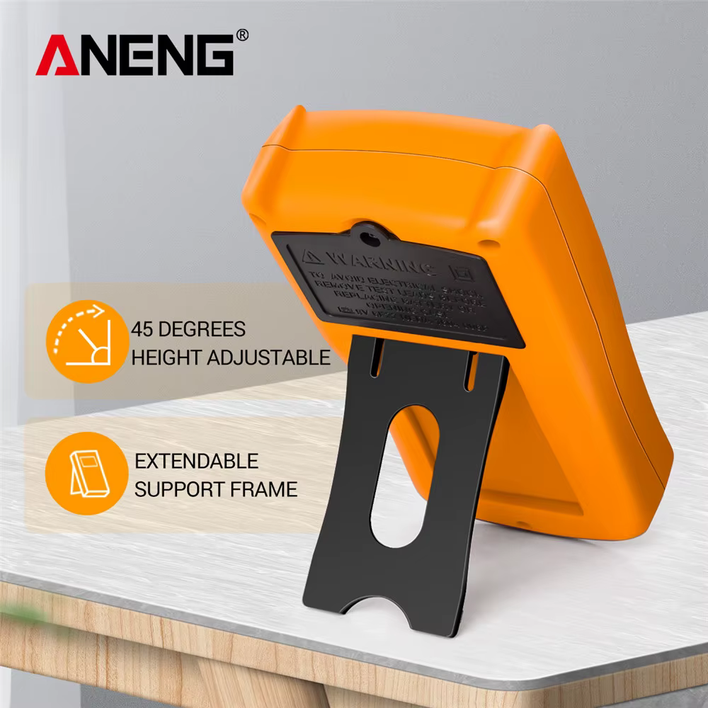 Multimètre professionnel ANENG DM850 compteur de tension AC/DC courant continu rétention de données Ohm outils de test