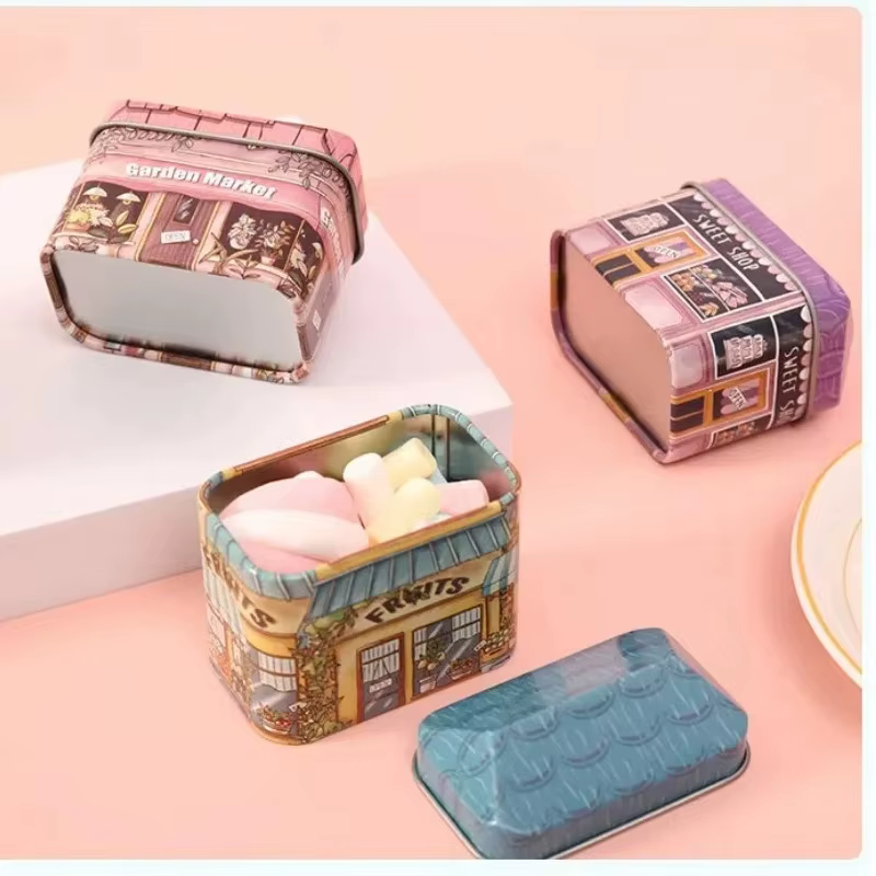Boîte de rangement de sceau de petite maison pour enfants