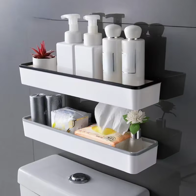 Armoire de rangement murale suspendue pour toilettes