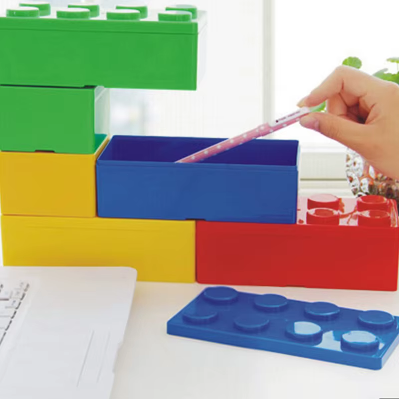 Smile Position-Boîte de rangement pour blocs de construction