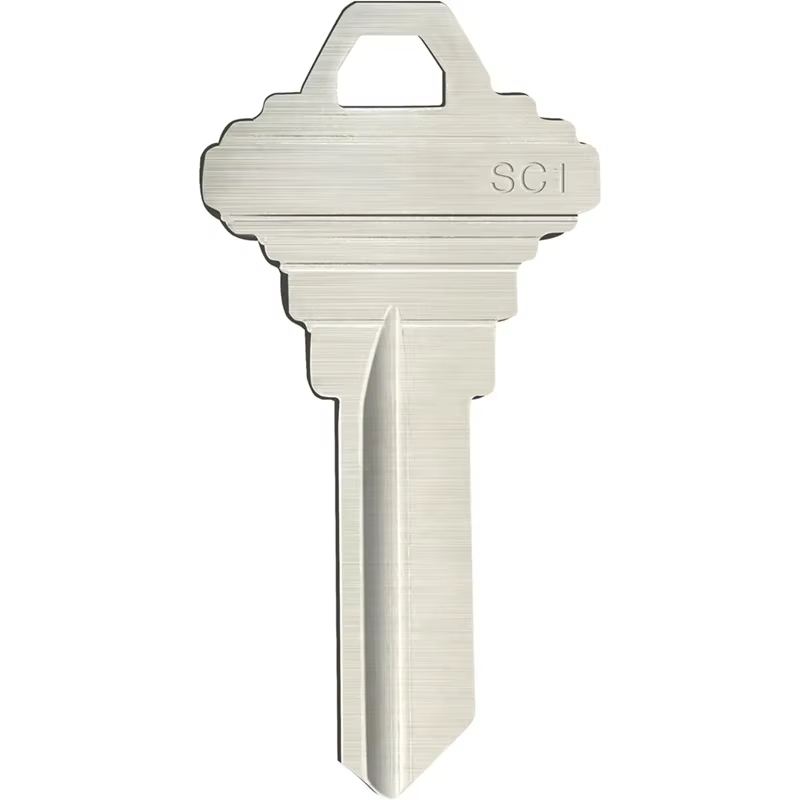 CEA Blank Keys SC1 – paquet de 50 clés vierges en laiton pour maison et bureau