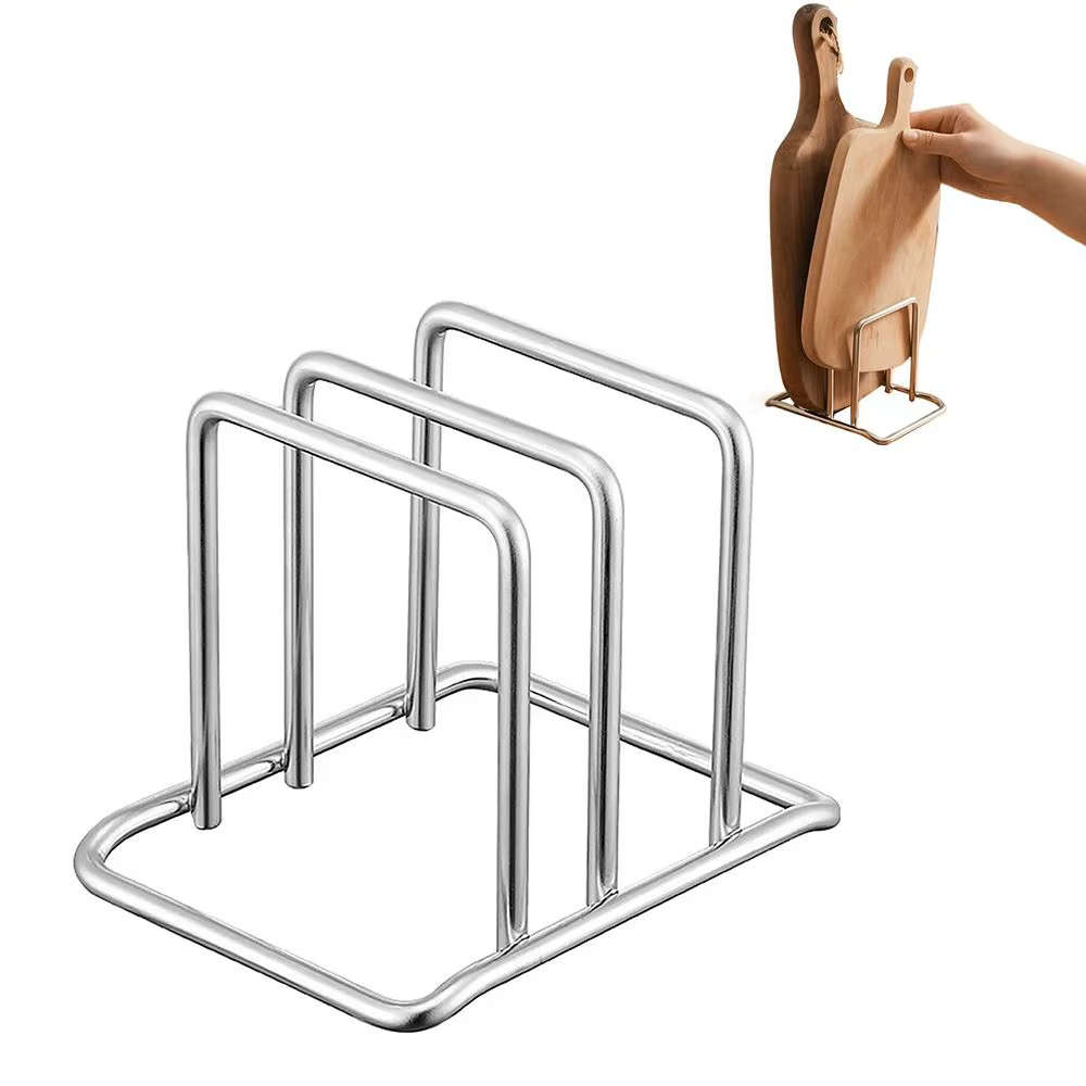 Support de planche à découper Durable en acier inoxydable