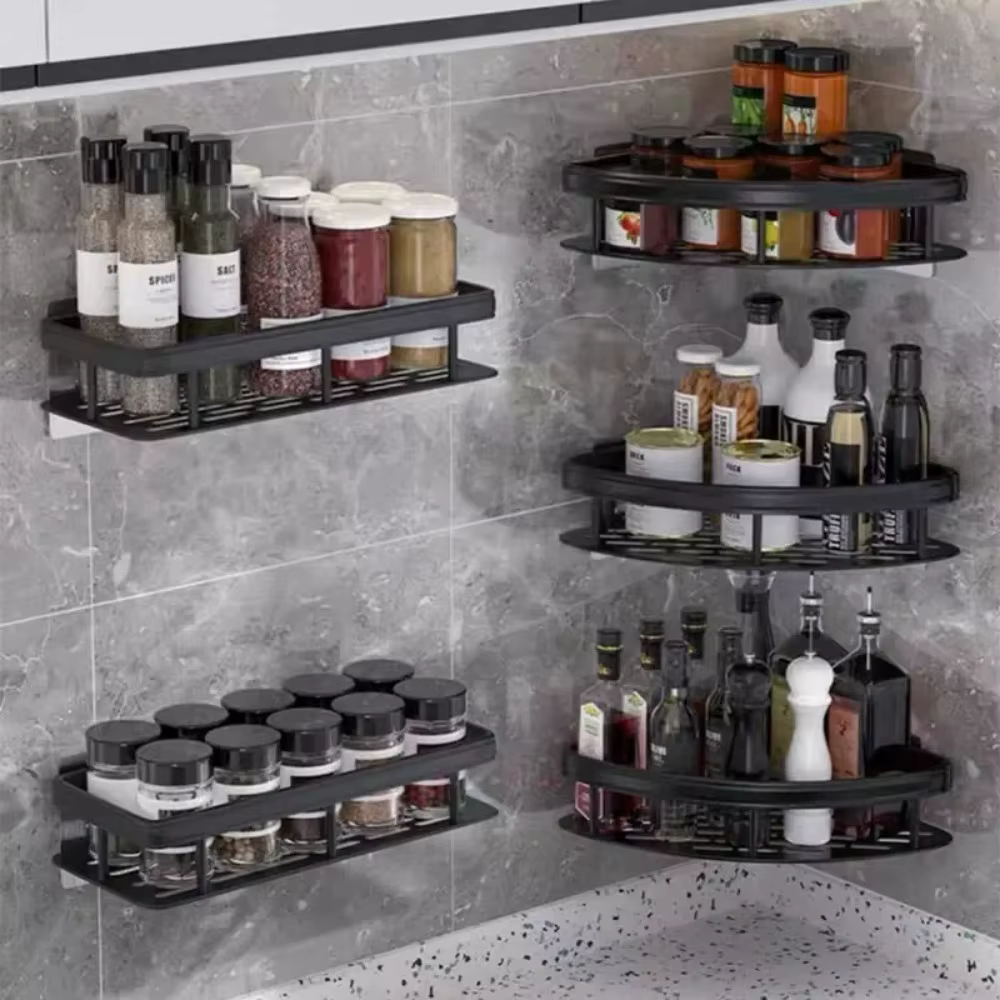 Étagère de rangement sans perçage : Installation facile