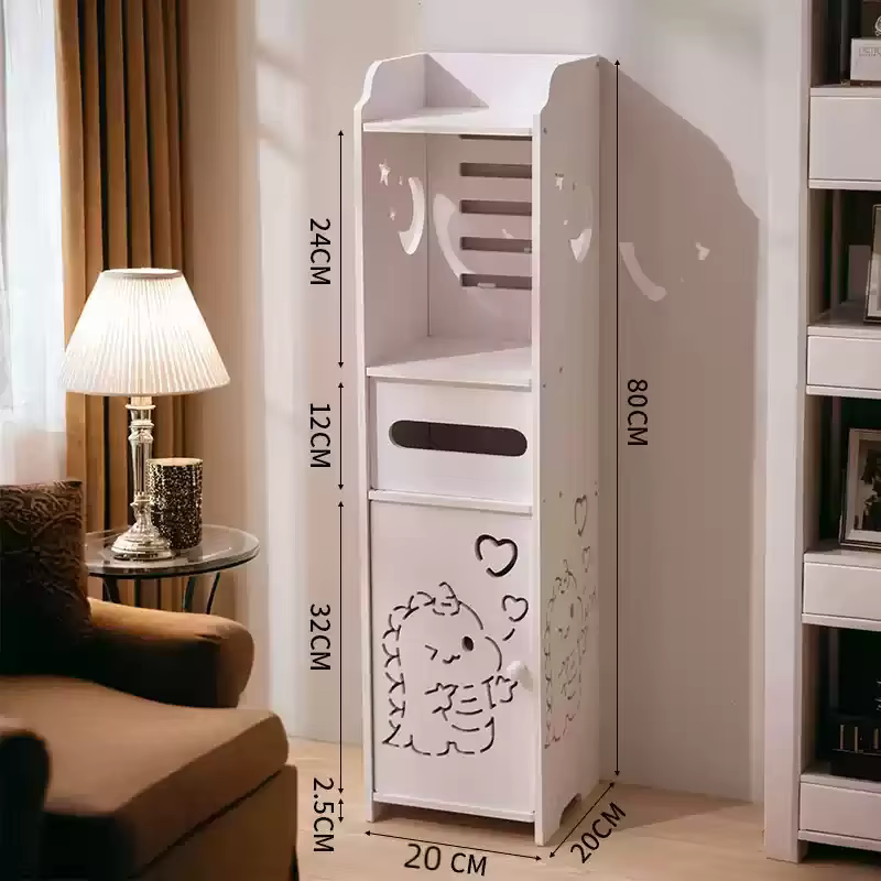 Armoire de rangement étanche pour espace de salle de bain