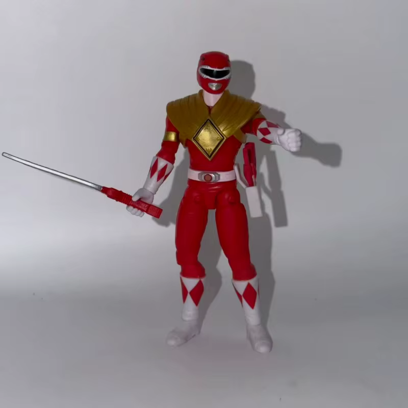 Figurine articulée Green Ranger de la série Mighty Morphin Power Rangers, modèle de collection pour adultes.