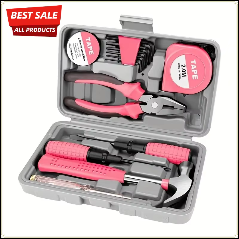 Nouvelle boîte à outils rose 13-en-1 2026