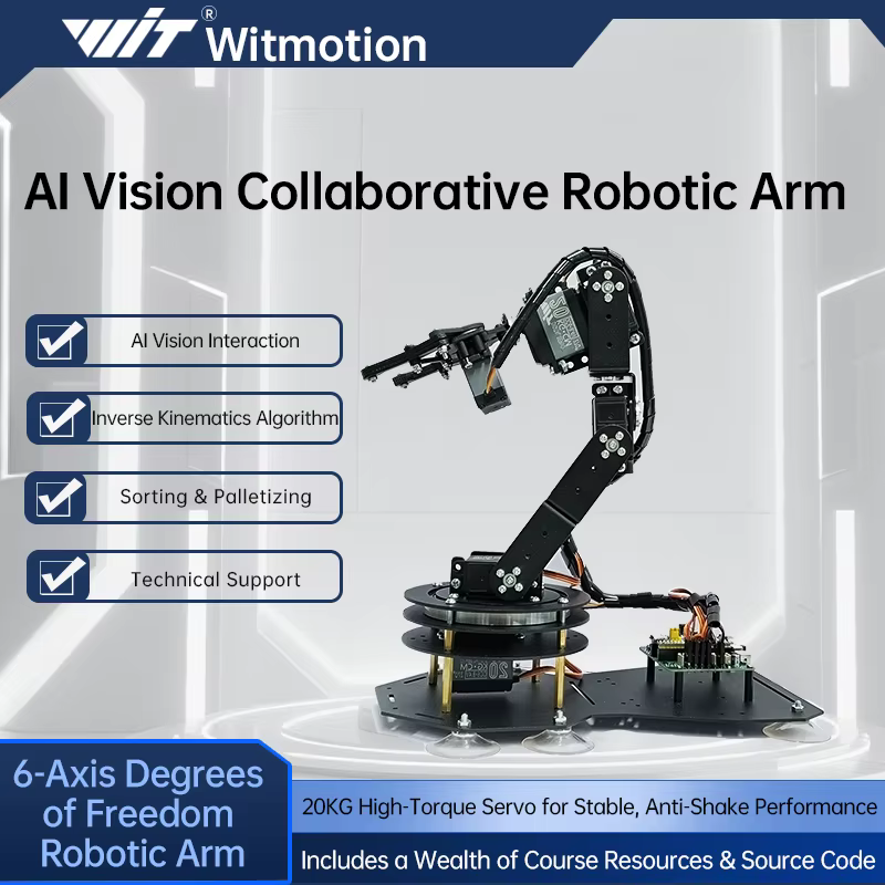 Bras robotique 6 DOF avec griffe de préhension