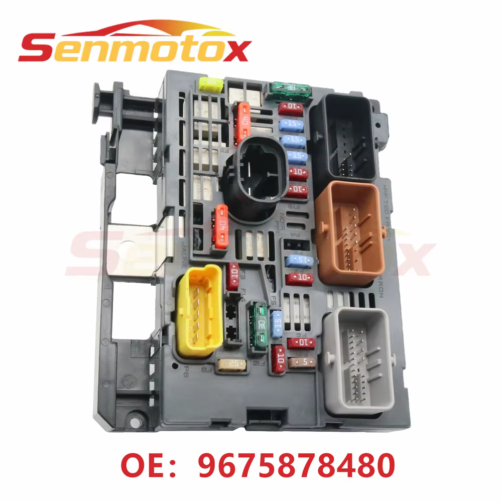 Boîte à fusibles de moteur 9675878480 9664706280 BSMR0500