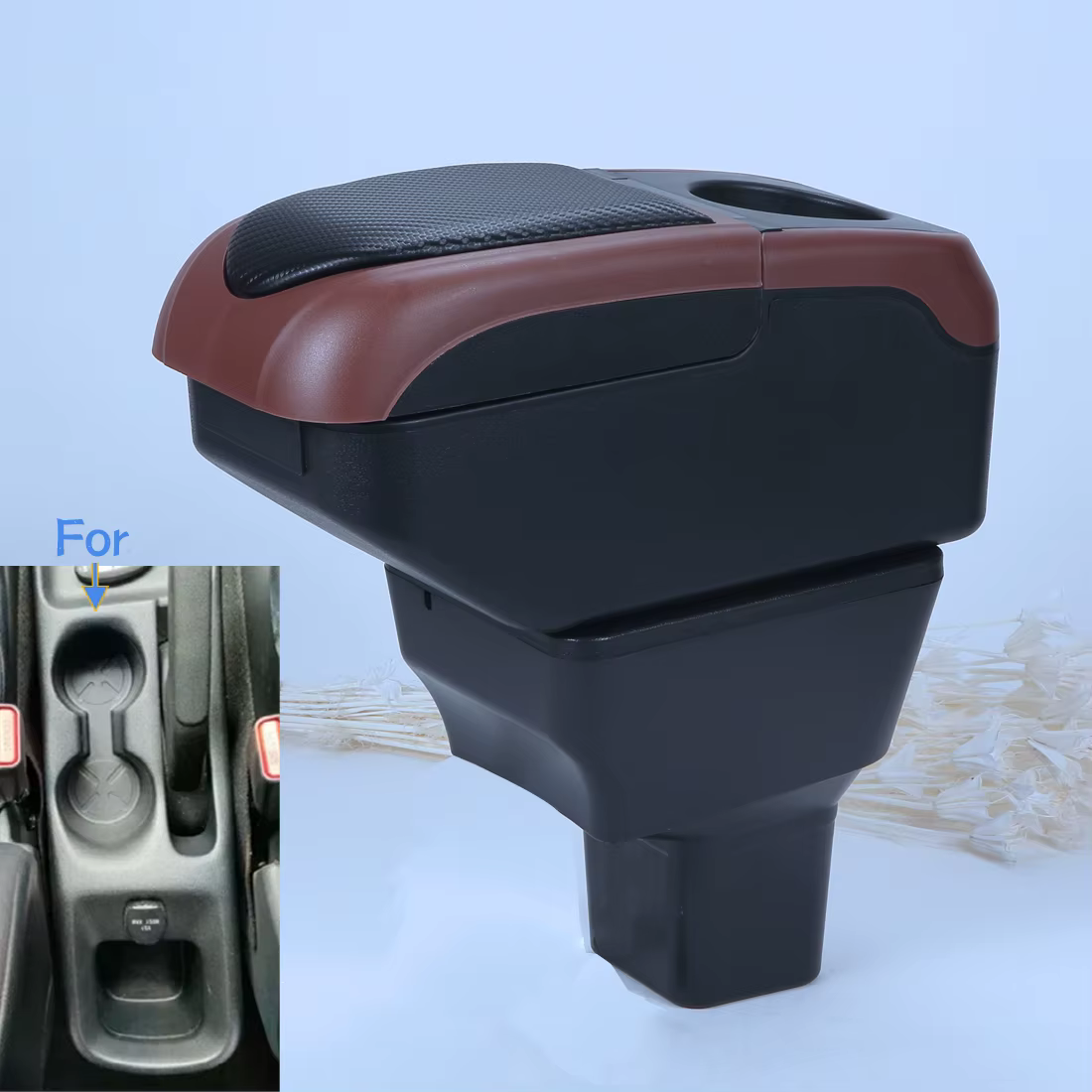 Boîte de rangement pour accoudoir de voiture Nissan Kicks