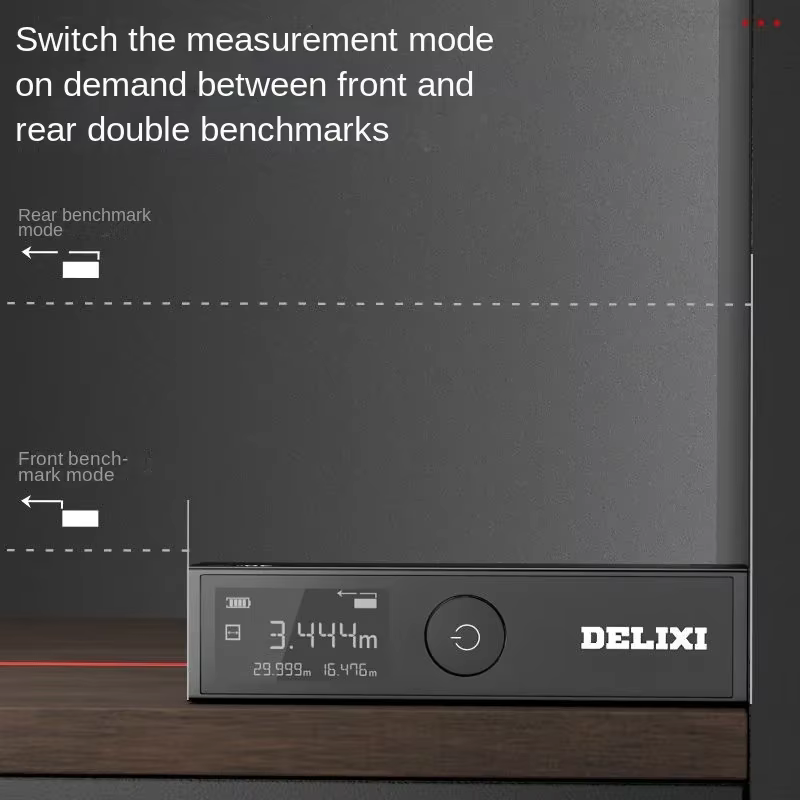 Nouveau DELIXI télémètre Laser règle électronique Portable