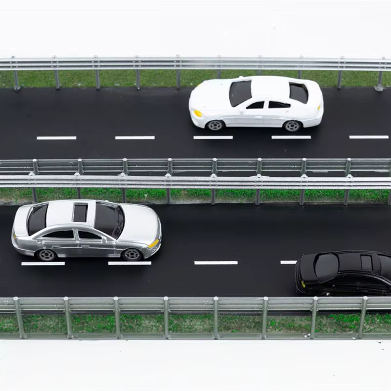 Modèle de garde-corps d'isolation d'autoroute