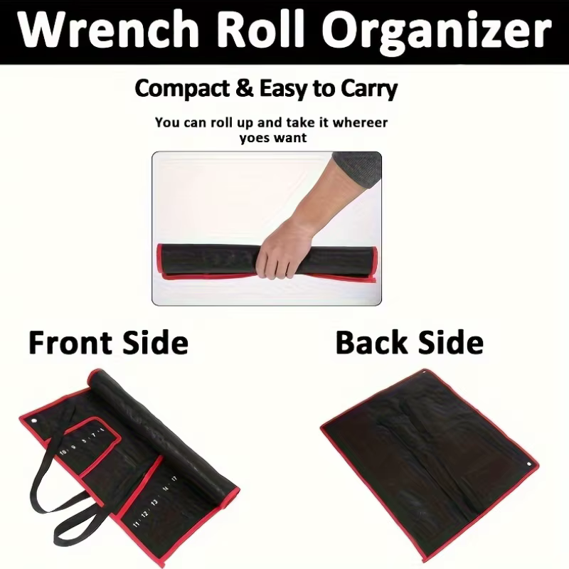 Sac de rangement compact pour clés avec petit support et organisateur