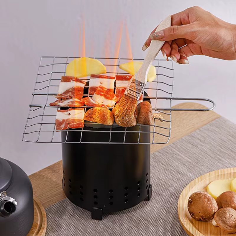 Brûleur de feu de joie Portable en acier inoxydable