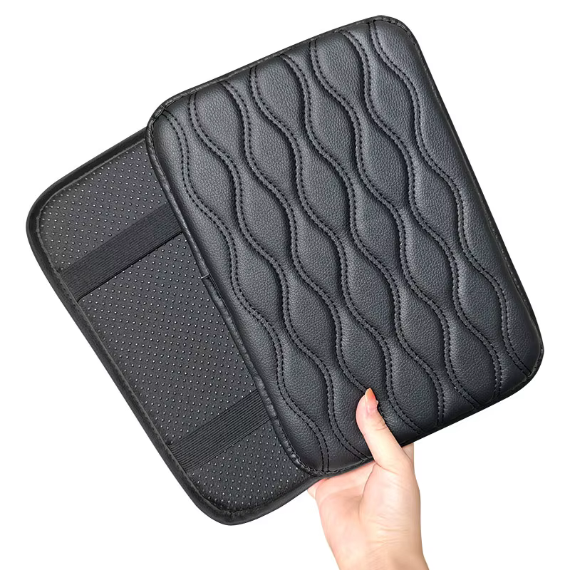 Boîte de rangement pour accoudoir de voiture, Organisateur de console centrale de voiture, Coussin rehausseur d'accoudoir avec porte-gobelet et boîte de rangement pour accoudoir