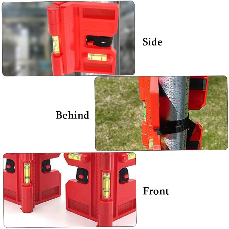 Niveau de colonne magnétique pliable réglable