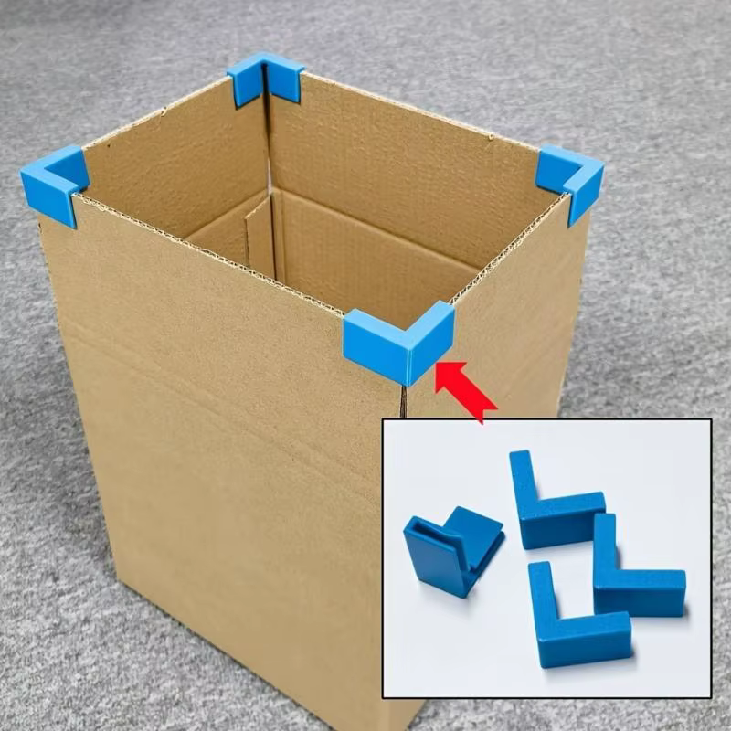 à droit d'attaches faisantes le coin renforts boîte en carton 652F pour maison