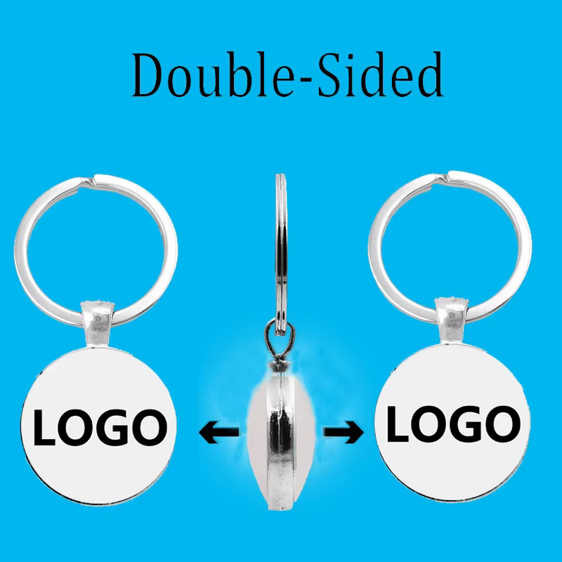 Porte-clés avec Logo personnalisé, personnalisation du Logo de l'entreprise, Photos en noir et blanc, Photos en couleur, personnalisation de la famille privée