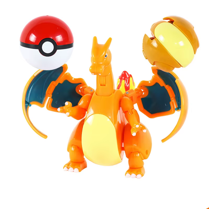 Pokemon Pokeball Transformer Pikachu Figure