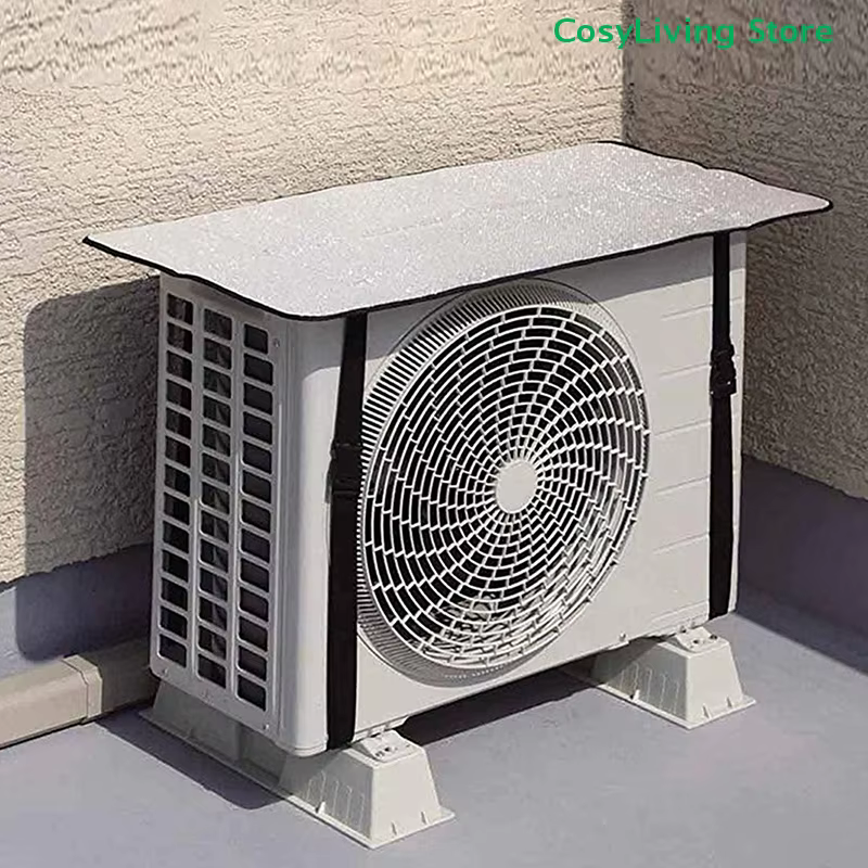 Housse de protection pour climatiseur extérieur anti-poussière