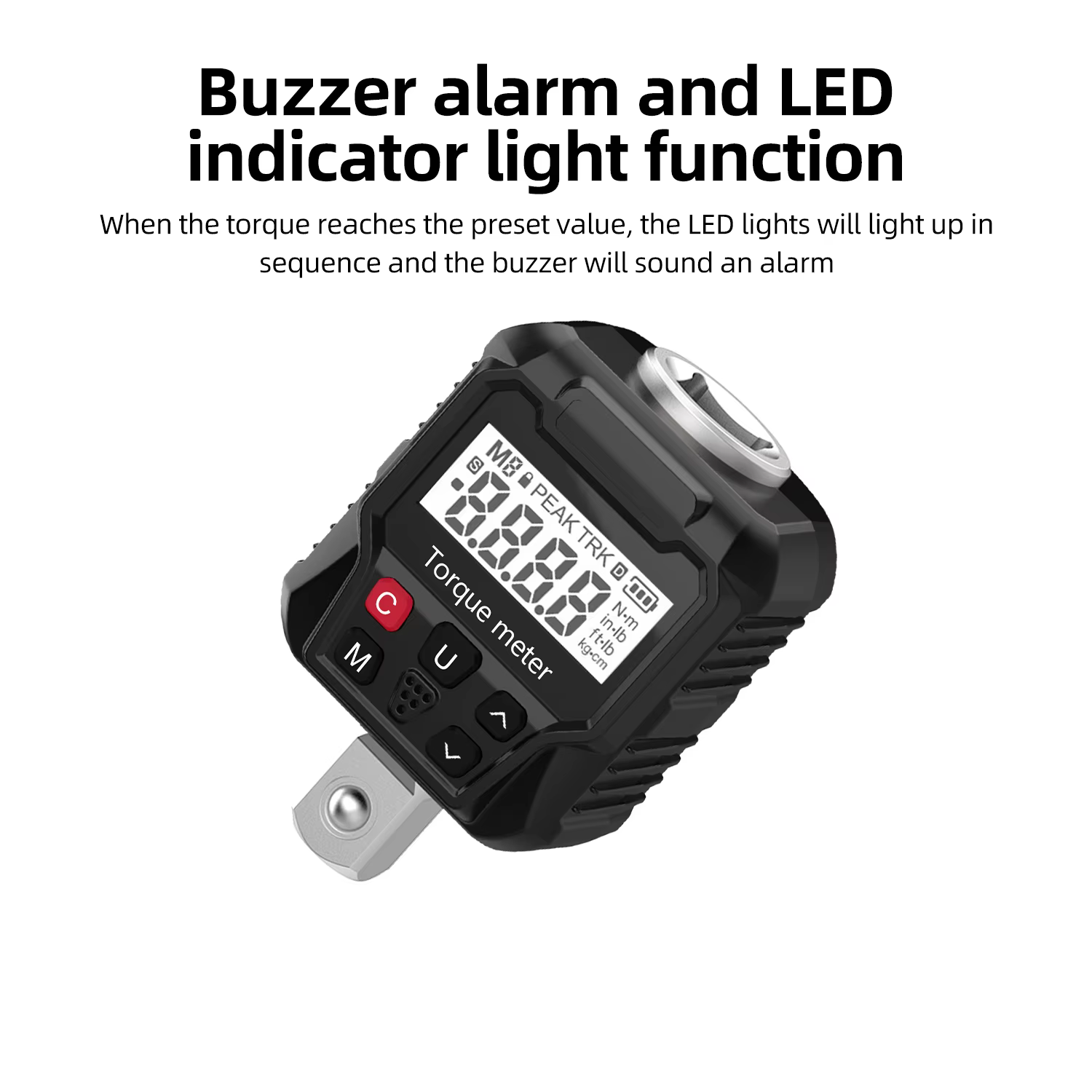 Testeur de couple électronique 17-340 N/m avec affichage LED
