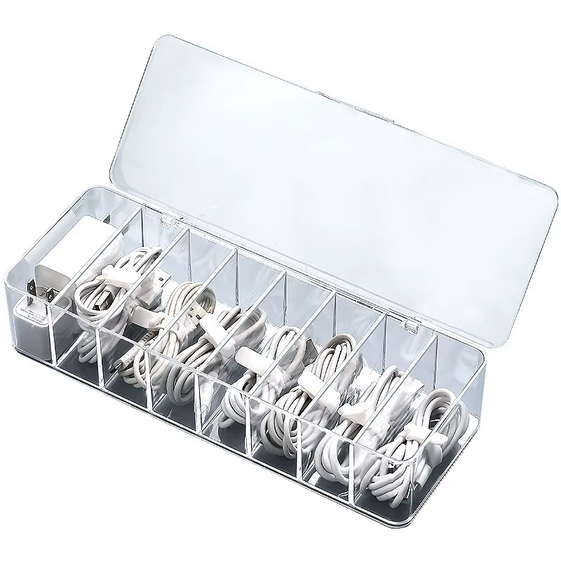 Boîte de rangement transparente épaisse