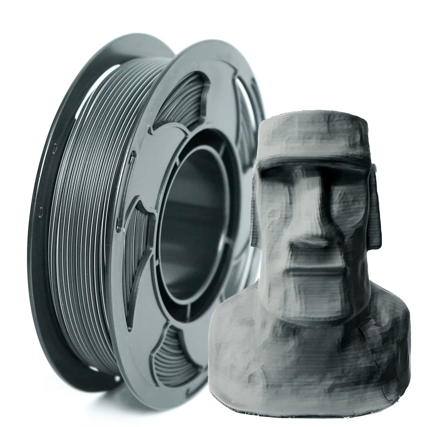 Filament Métallique PLA 3D pour Impression 3D – Modèles Amusants et Accessoires – Finition Métallique Brillante et Colorée – Précision Dimensionnelle