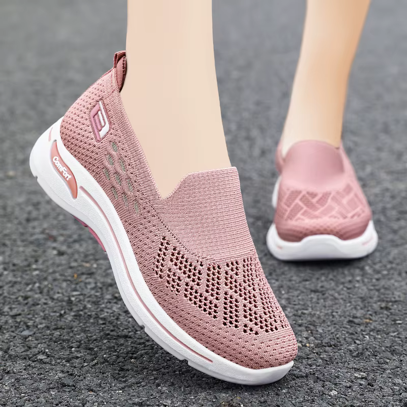Chaussures orthopédiques antidérapantes pour femmes, chaussures de marche confortables et respirantes en maille, chaussures de sport de plein air, de jogging, taille 36-41