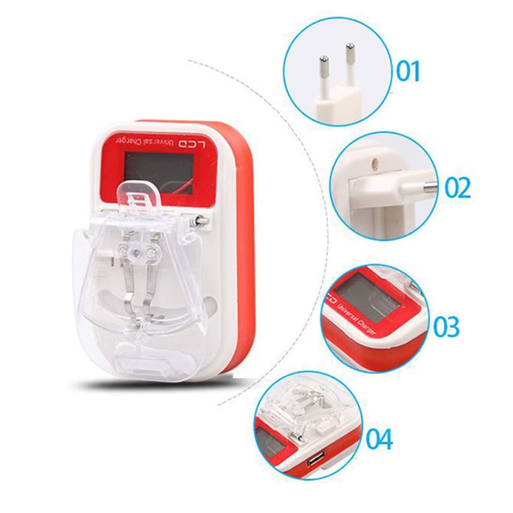 Chargeur USB de batterie Portable avec écran indicateur LCD
