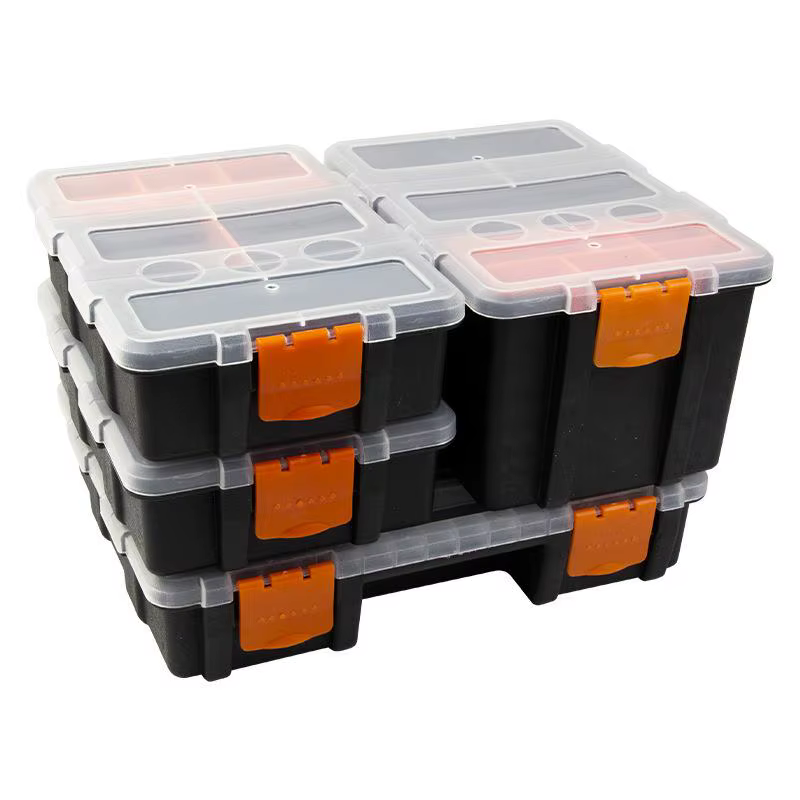 Boîte de rangement portable multi-compartiments pour matériel