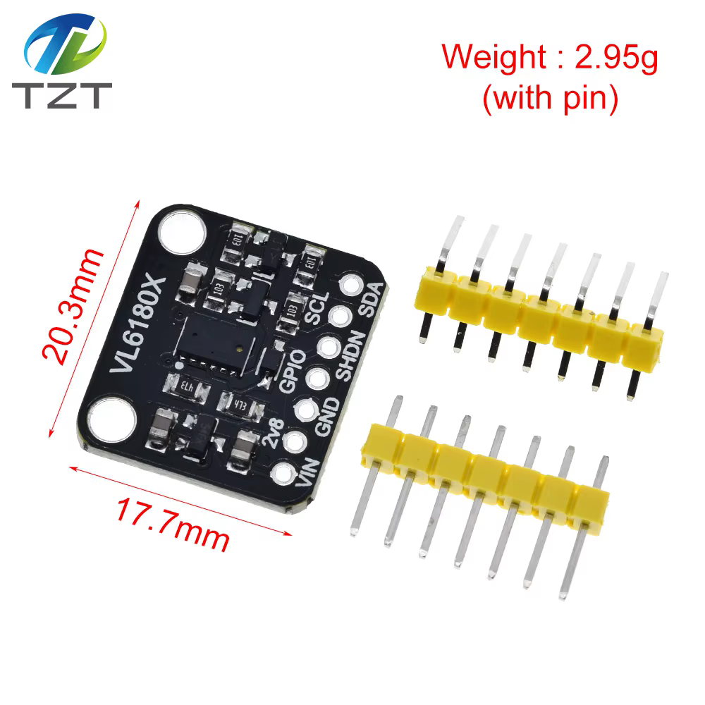 VL6180 VL6180X TZT télémètre Module de capteur de portée optique pour Interface Arduino I2C 3.3V 5V reconnaissance gestuelle