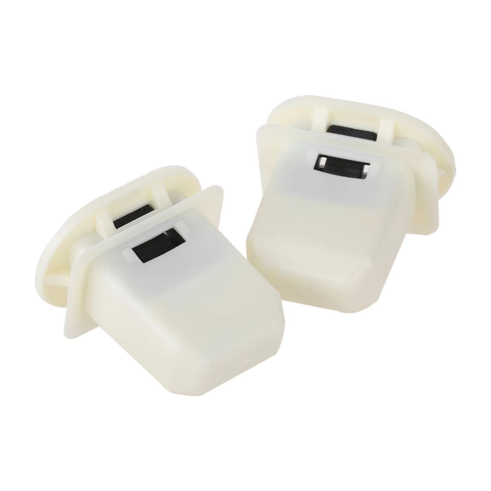 2PCS Fixations de siège arrière en nylon blanc 4L0886373 4L0 886 373 pour Audi Q7 A4 S4 A5 A6 RS4 RS5 RS6 RS7 et Skoda