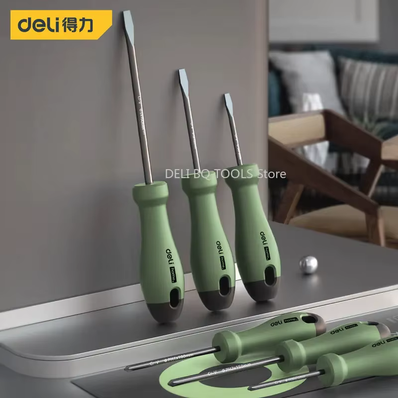 Deli Black Home Series outils à main 2/4/6 pièces ensemble tournevis ensembles d'outils portables Kits et accessoires de réparation domestique
