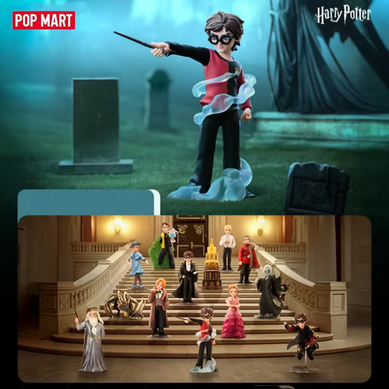 POP MART HARRY POTTER et la GOBLET OF FIRE série boîte aveugle jouets Kawaii Anime figurine Surprise boîte mystère poupées filles