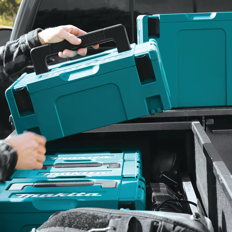Makita 197211-7 Makpac boîtier imbriqué moyen empilable robuste Durable grande capacité boîte à outils de stockage 199853-3/821550-0